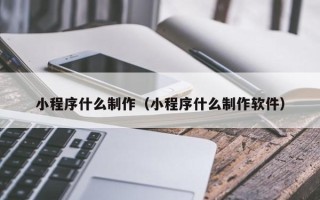 衡东小程序什么制作（小程序什么制作软件）